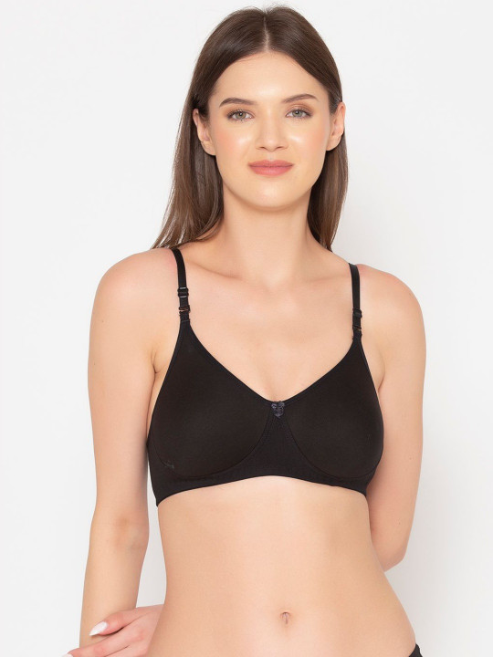 GROVERSONS Paris Beauty Solid Full Coverage Non Padded Everyday Seamless Cotton Bra BHAVYA