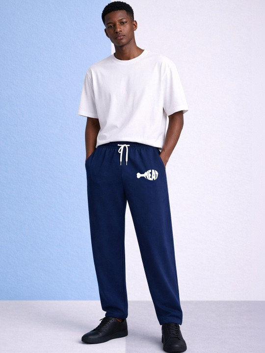 Moda Rapido Men Regular Fit Graphic Print Dry Fit Track Pants
