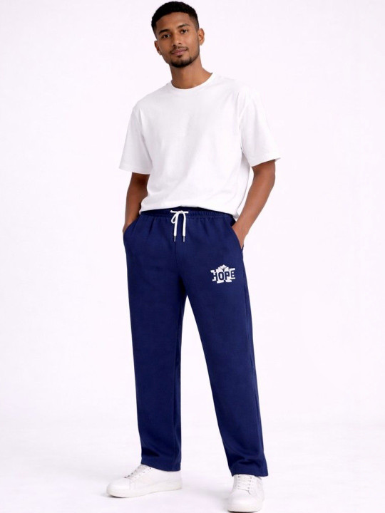 Moda Rapido Men Regular Fit Typography Track Pants