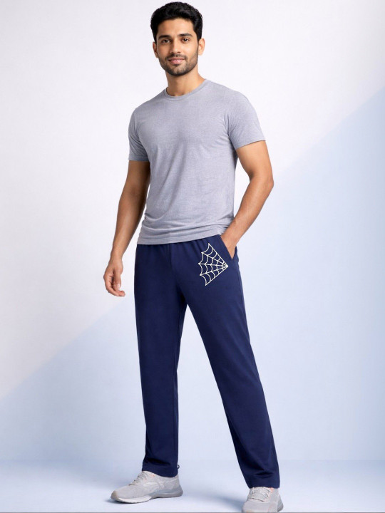 Moda Rapido Men Regular Fit Graphic Print Dry Fit Track Pants