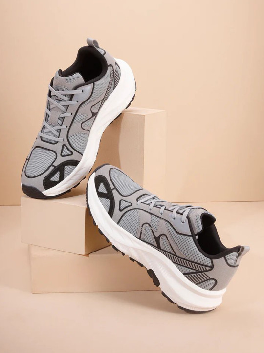 WROGN Men Colourblocked Round Toe Lace-Ups Sneakers