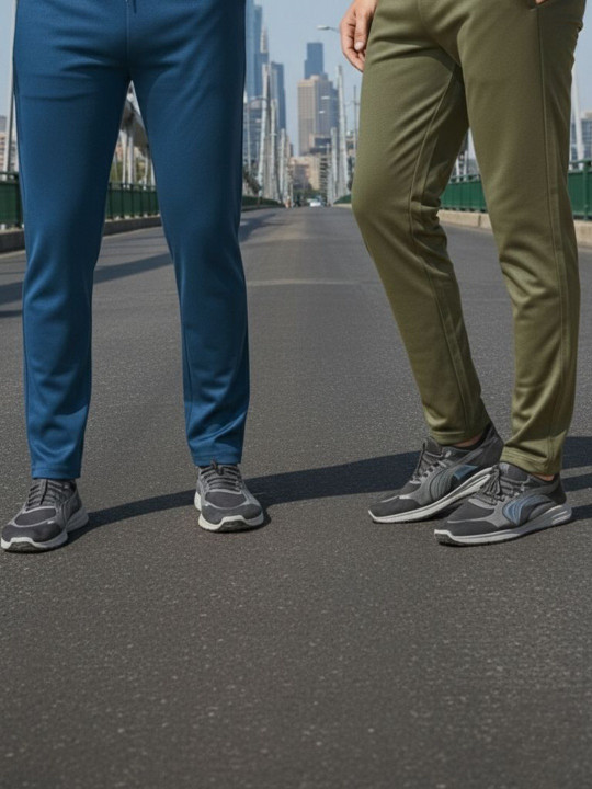 KAIDO Men Regular Fit Rapid-Dry Training Joggers