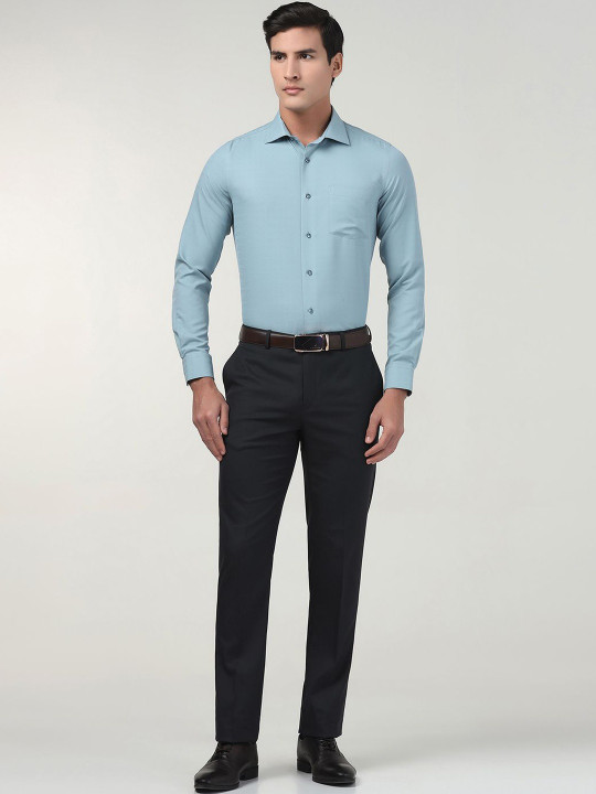 Blackberrys Men Slim Fit Easy Wash Trousers