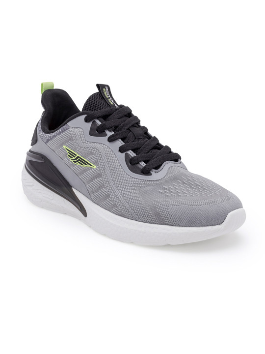 Red Tape Men Grey Mesh Walking Shoes