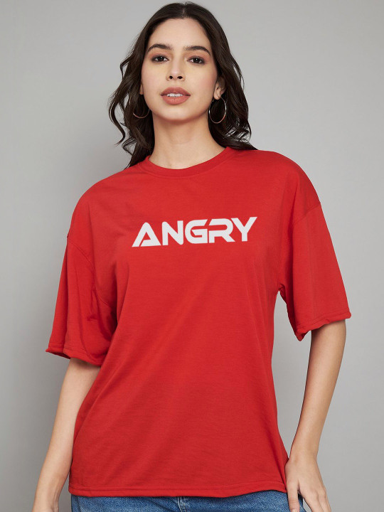 Trend Level Women Typography Printed T-shirt