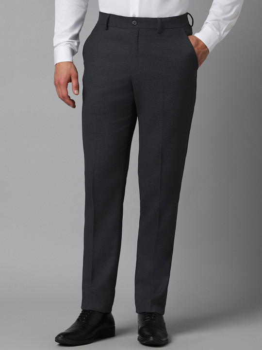 Louis Philippe Men Slim Fit Formal Trousers