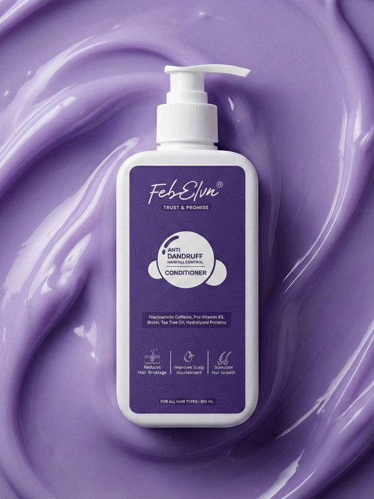 FEBELVN Dandruff Control & Hair Growth Conditioner With Rosemary Caffeine & Biotin - 200ml