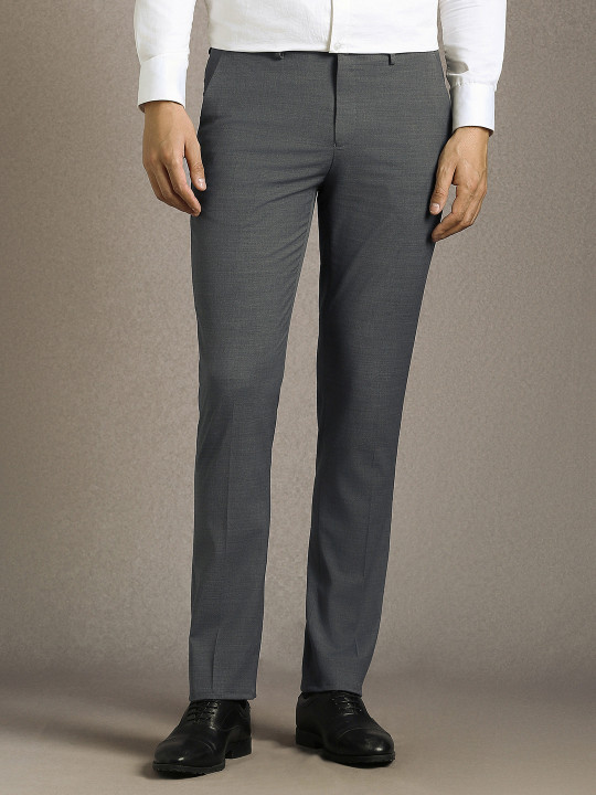Louis Philippe Men Slim Fit Formal Trouser