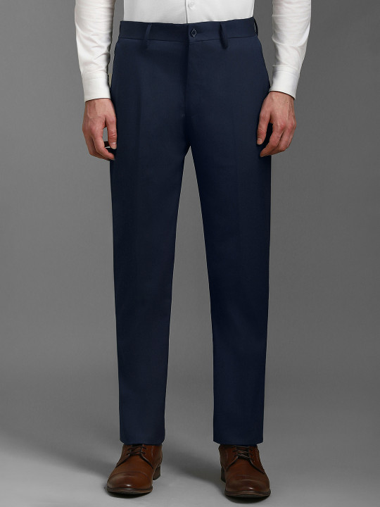 Louis Philippe Men Slim Fit Formal Trousers