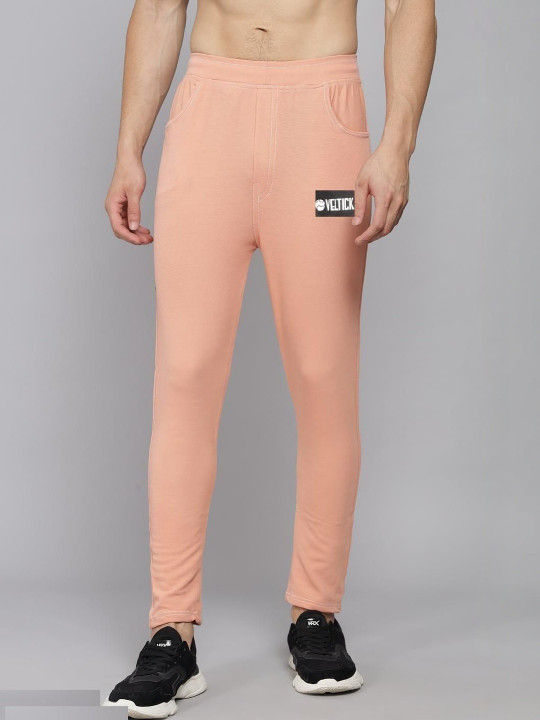 Veltick Men Regular Fit Brand Logo Training Joggers