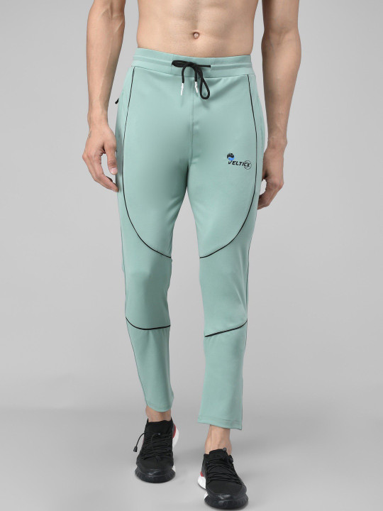 Veltick Men Regular Fit Brand Logo Training Joggers