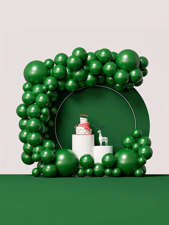 RP Bazaar Green Balloon Garland 51-Pcs Festive Decors