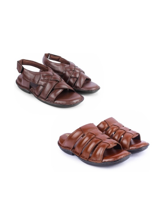 feather leather Men Shoe-Style Sandals