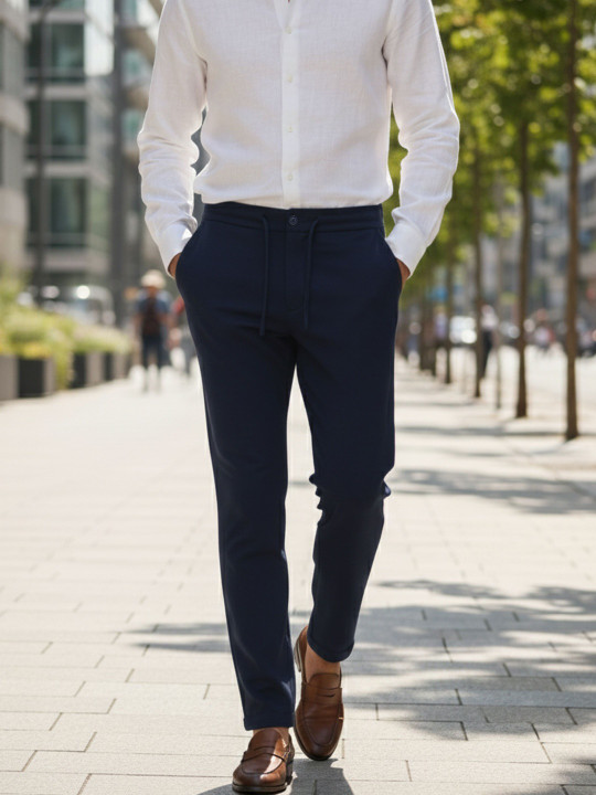 Celio Men Straight Fit Trousers