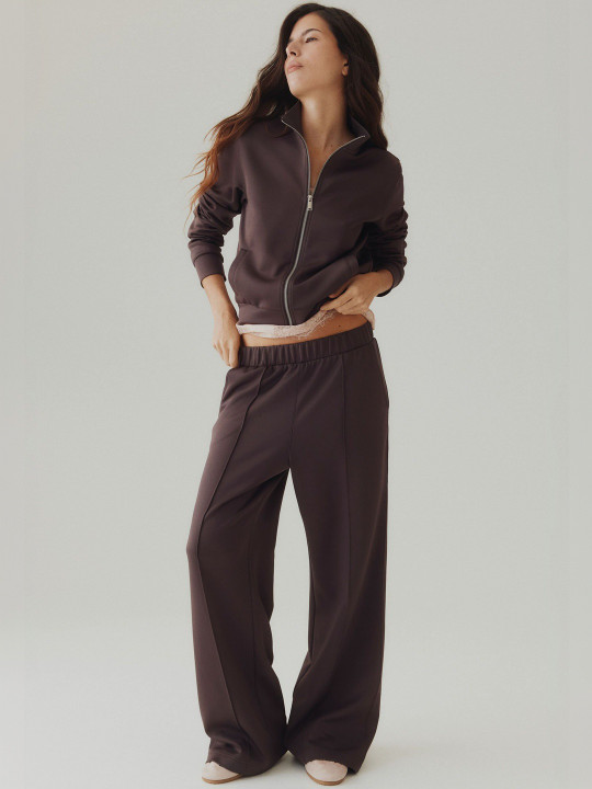 H&M Crease-Front Pull-On Trousers
