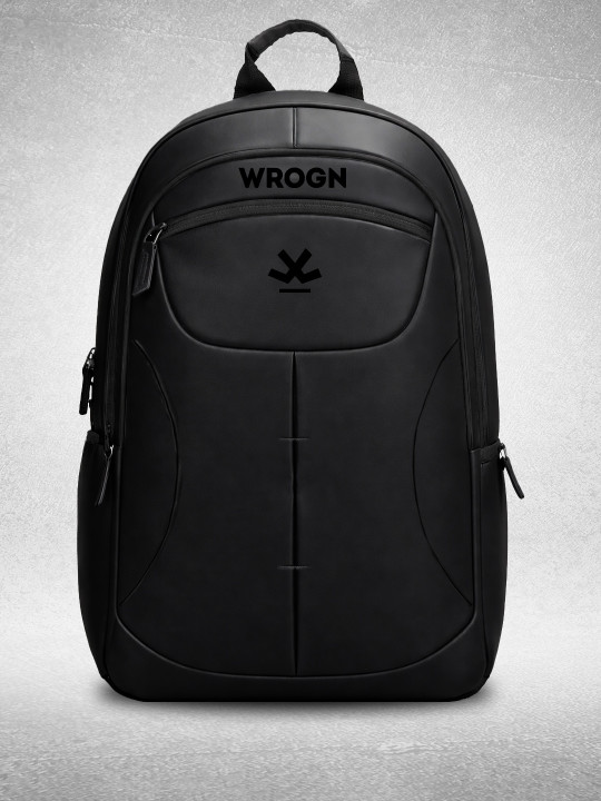 WROGN Ergonomic Water Resistant Backpack with Reflective Strip & Rain Cover 31L