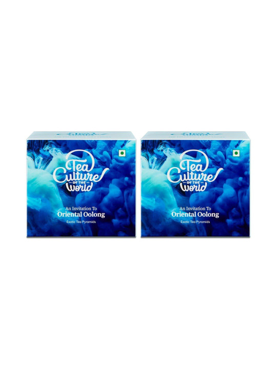 Tea Culture of the world Set Of 2 Oriental Oolong Tea Bags