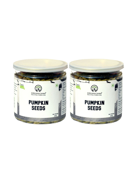 Organicana Set Of 2 Pumpkin Seeds-250 g Each