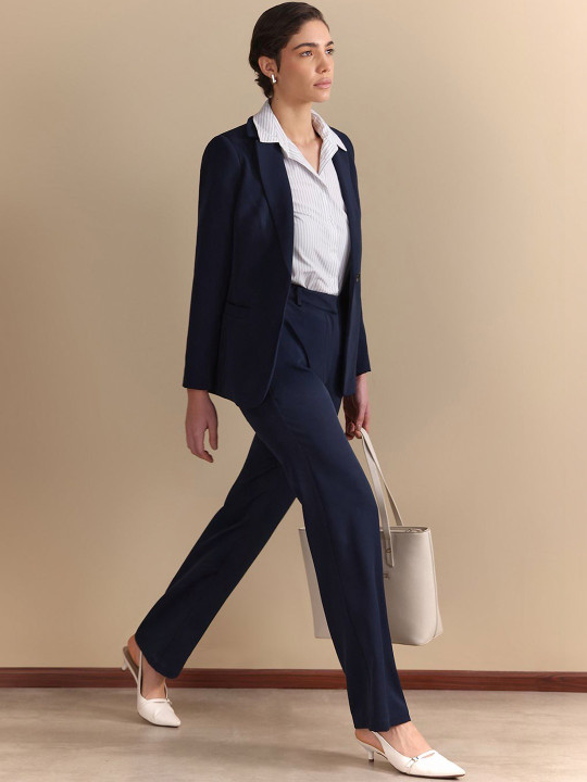 FABLE STREET Shirt Collar Blazer & Trousers Co-Ords