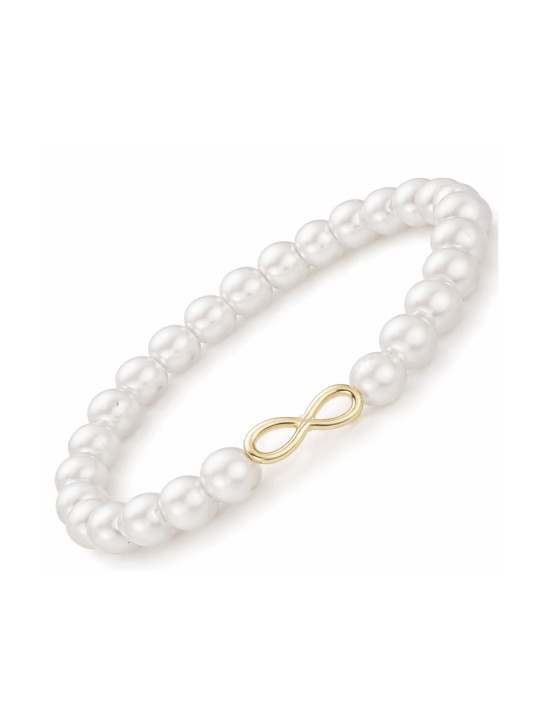 ARISTAL Jewellery Unisex Gold-Plated Charm Bracelet