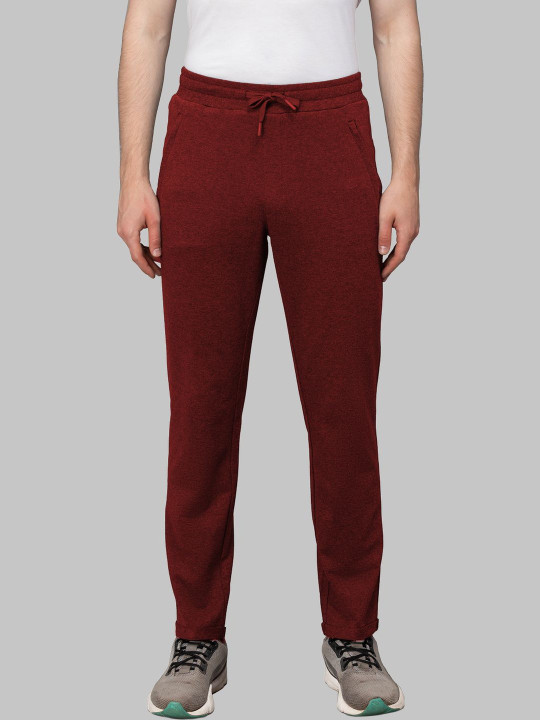 MACHO Men Cotton Mid-Rise Track Pants