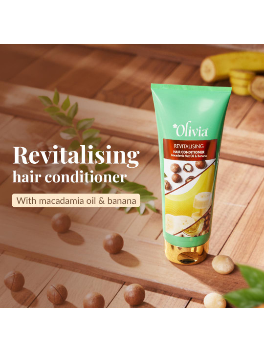 Olivia Revitalizing Hair Conditioner With Macadamia Oil & Banana 200ml