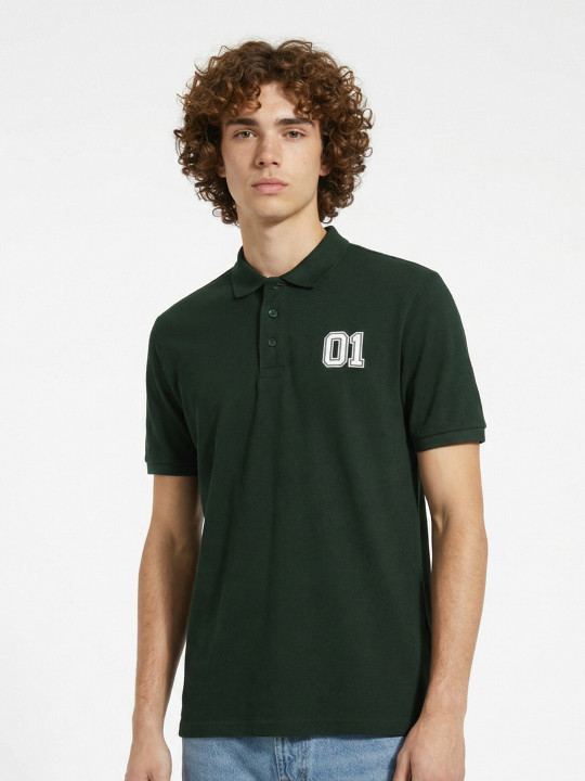 price history - Polo Collar Pure Cotton T-shirt