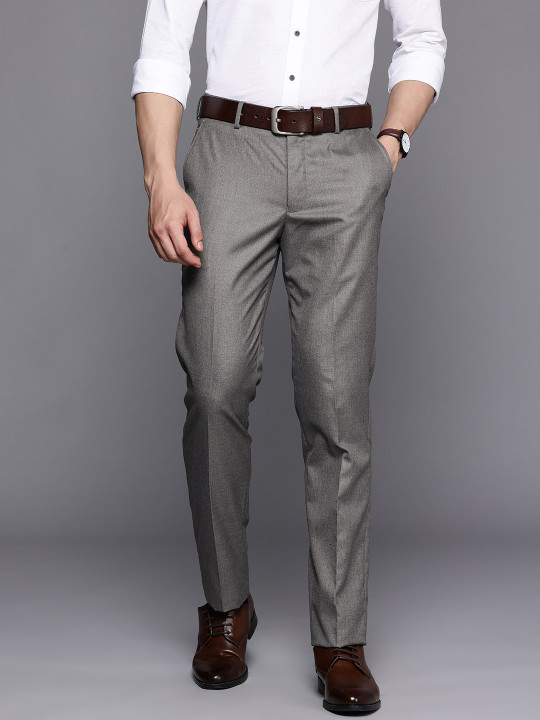 Louis Philippe Men Slim Fit Formal Trousers