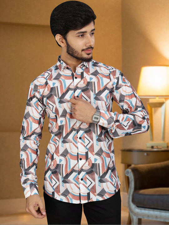 Metronaut Men Printed Casual Shirt