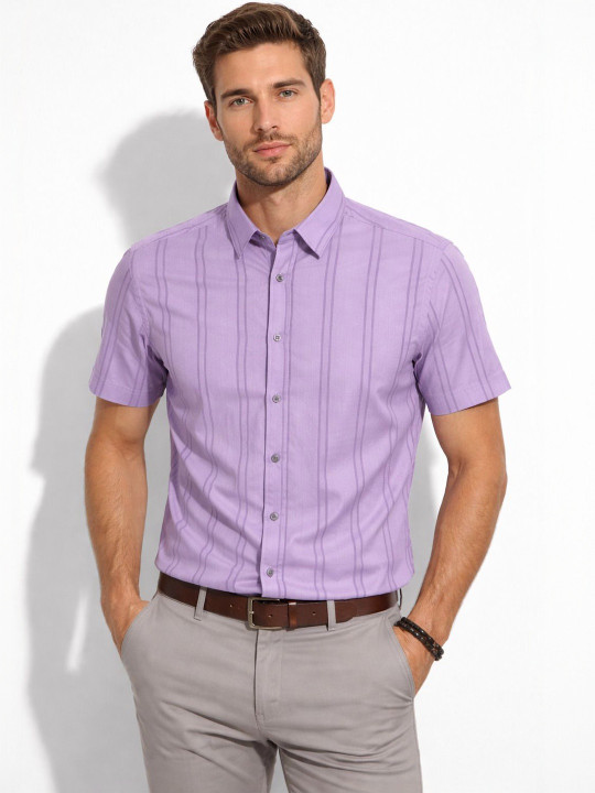 ROLLISTEAR Men Custom Striped Casual Shirt
