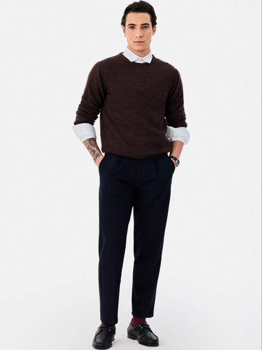 Snitch Men Ribbed Pullover