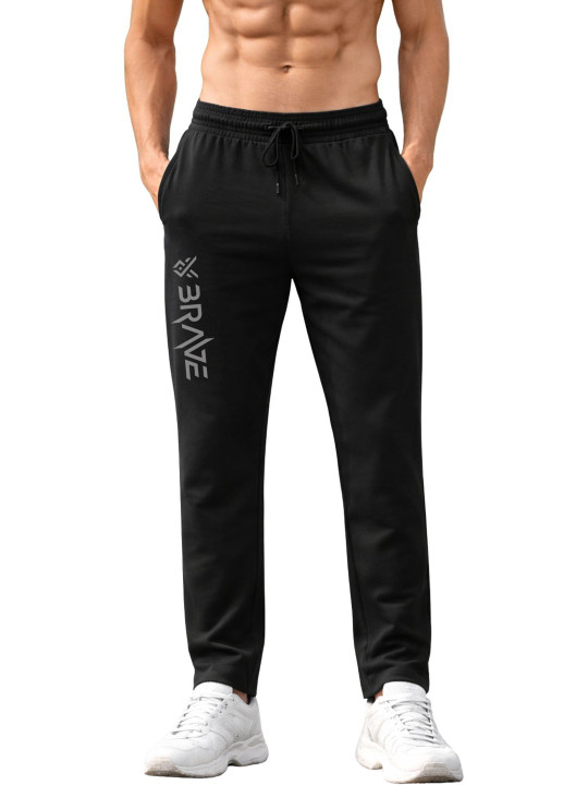 3Colors Men Cotton Mid-Rise Track Pants