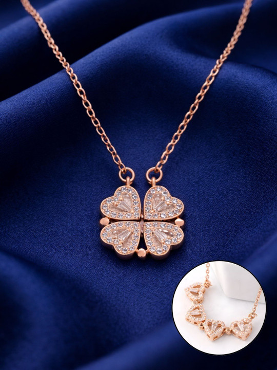 ToniQ Rose Gold-Plated Necklace