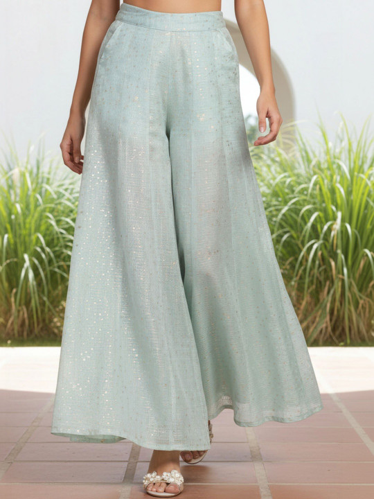 AURELIA Women Embellished Ethnic Palazzos