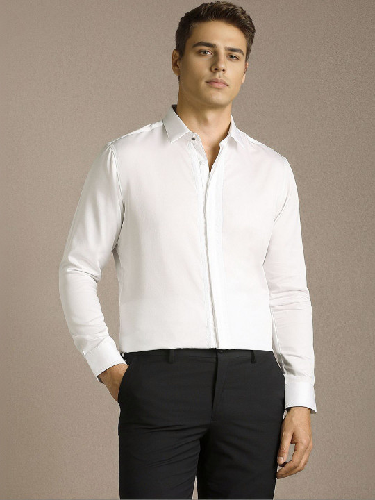 Louis Philippe Men Slim Fit Formal Shirt