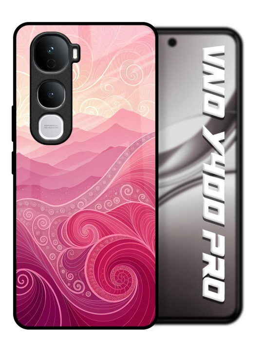 QRIOH Tropical Printed Vivo Y400 Pro 5G Back Case Mobile Accessories