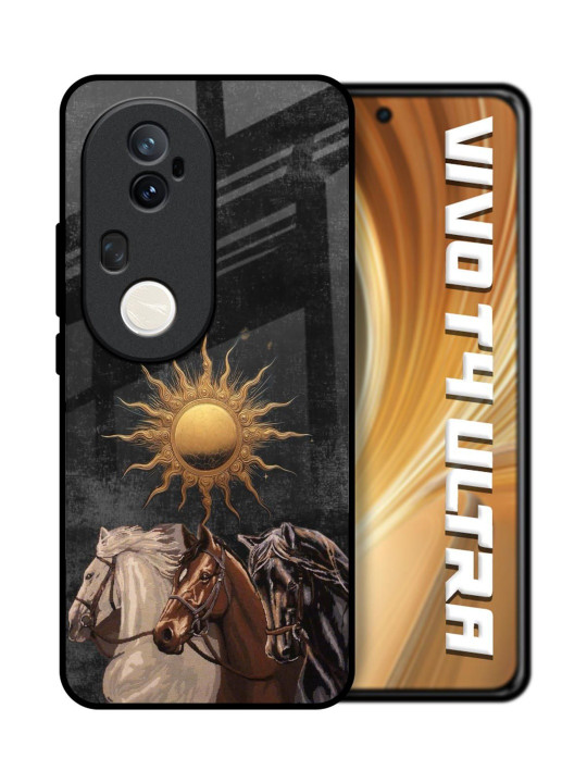 QRIOH Abstract Printed Vivo T4 Ultra 5G Back Case Mobile Accessories