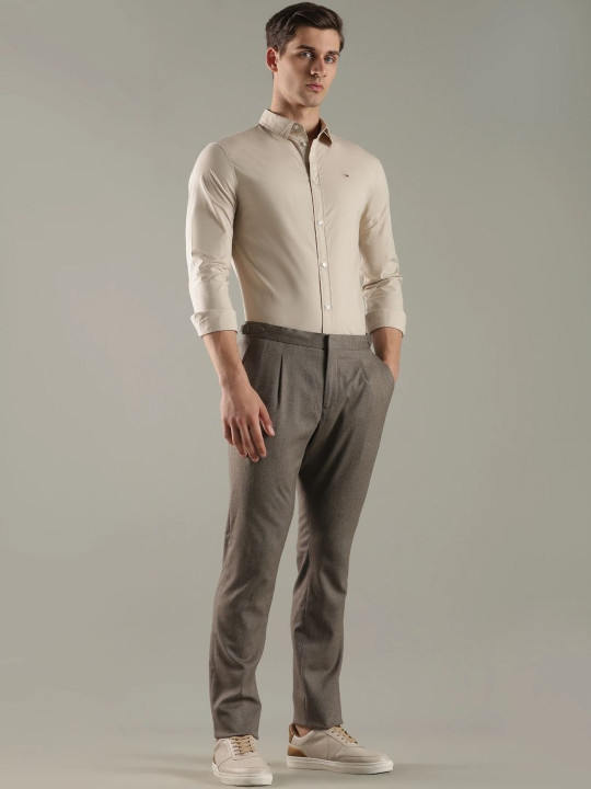 Tommy Hilfiger Men Pleated Trousers