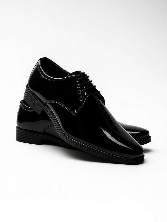 HERE&NOW Round Toe Lace-Ups Formal Derbys