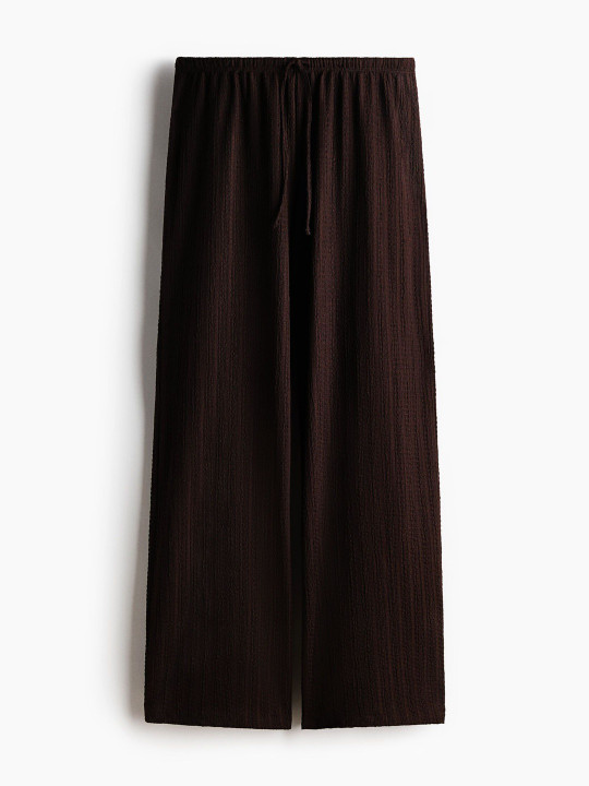 H&M Textured Jersey Drawstring Trousers