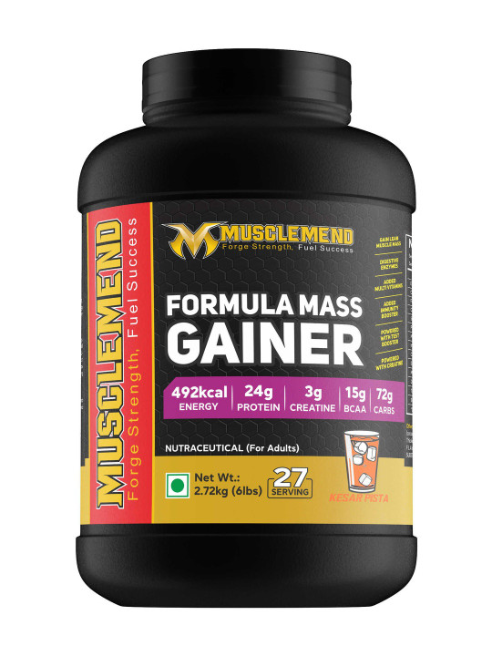 MUSCLEMEND Formula Mass Gainer Protein - 2.72 kg