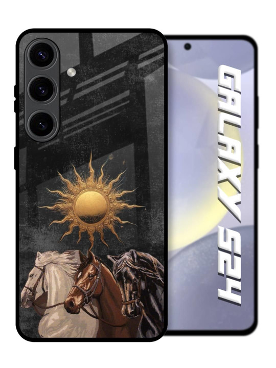 QRIOH Conversational Printed Samsung Galaxy S24 5G Back Case Mobile Accessories
