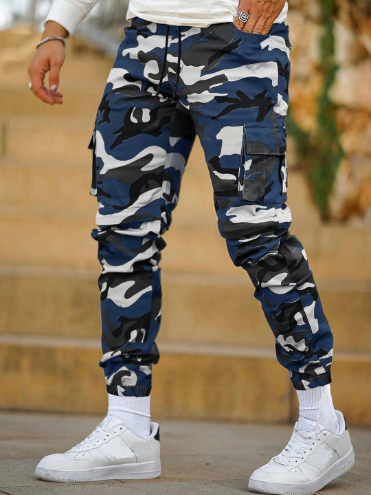 TAGDO FASHION Men Camouflage Printed Joggers