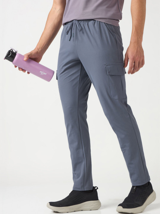 Technosport Men Relaxed Fit Brand Logo Antimicrobial Training Joggers