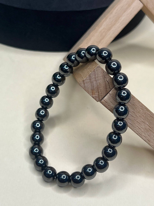 Love Rocks Unisex Hematite Crystal Bracelet