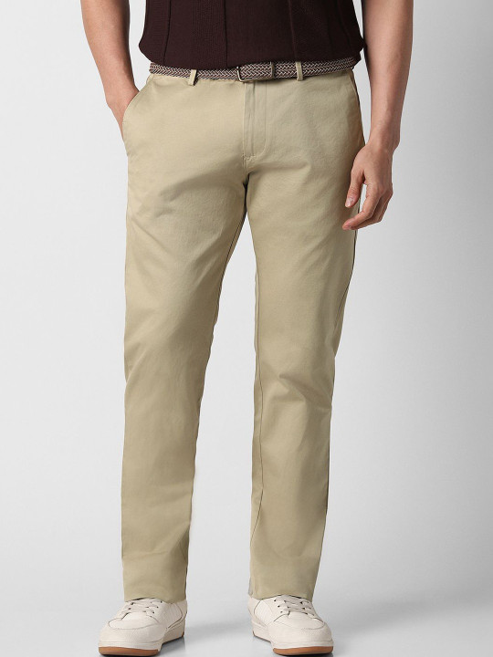 Peter England Casuals Men Slim Fit Chinos Trousers