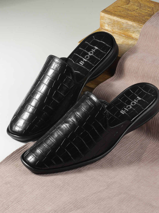 Mochi Men Textured Mules