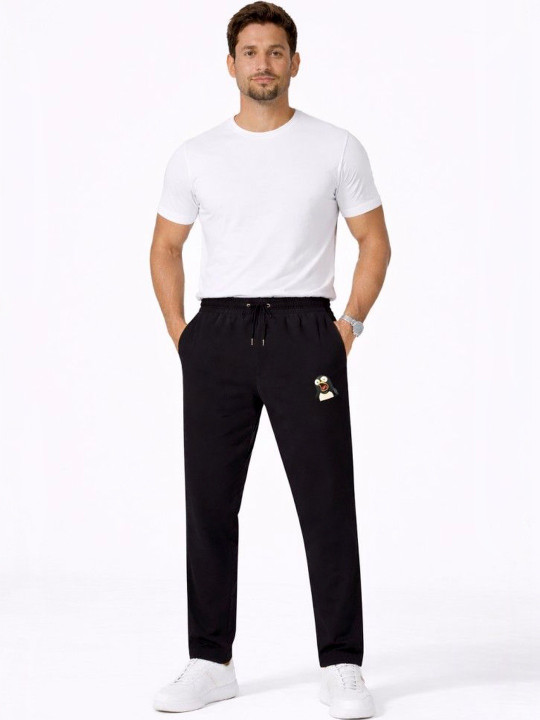 Moda Rapido Men Regular Fit Graphic Print Dry Fit Track Pants