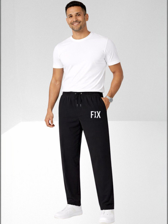 Moda Rapido Men Regular Fit Brand Logo Track Pants
