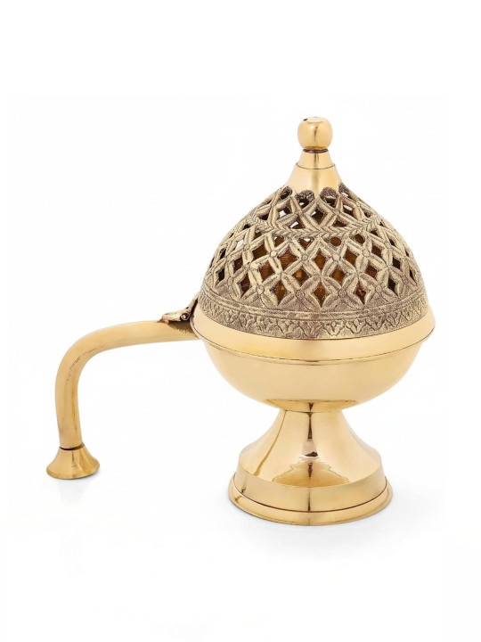 Amrutvayu Brass Anti-Dust Dhoop Dani